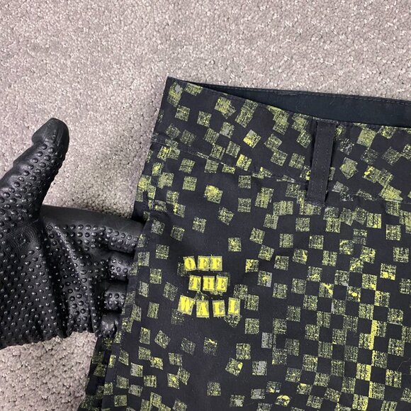 Vans Vanphibian Series Board Shorts Men's 36 Black Green Yellow Swim Hybrid - Picture 4 of 15